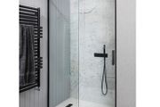 Crosswater black sliding 1200 shower door