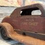 vintage Fire Chief Toy Car 38 cm Image 7