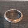 Rose Gold and silver plated meteorite ring size 7 Image 7