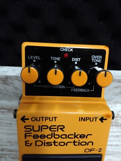 BOSS DF-2 - Super Feedbacker and Distortion (MIJ, Black Label, ACA12V, 1986)