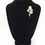 Sterling Silver Filigree Flower Brooch Image 9