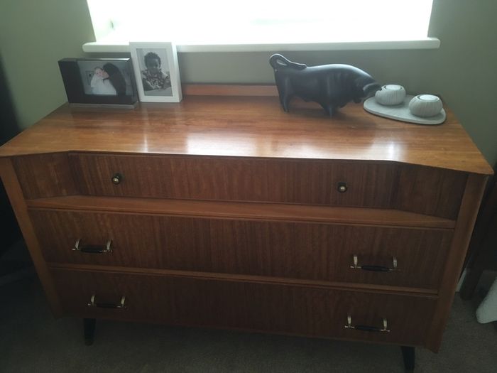 Mid century modern dressing table
