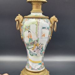 Chinese 18th / 19th Century Famille Vert Vase Amazing Quality
