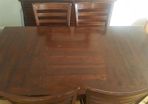 Dining Table & 6 Chairs, Sideboard & Mirror.