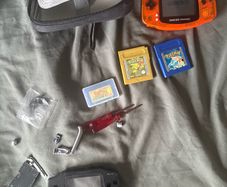 gameboy advance pokemon gold/blue