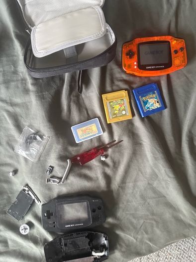 gameboy advance pokemon gold/blue