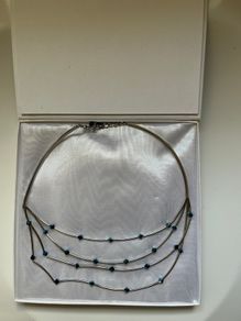 New COEUR DE LION 4 Strand Beaded Necklace