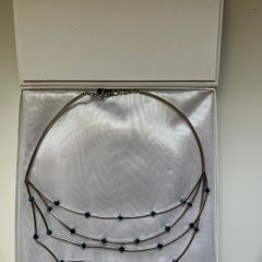 New COEUR DE LION 4 Strand Beaded Necklace