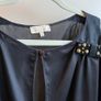 Women's Black Top with bow by River Island, Size UK8 EUR34 Image 4