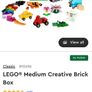 x2 Bundle - Lego Classic Creative Brick Box - 10696 - 484 Pieces - RRP - 29.99 & Brand New Play Away & Pack Away - Go Anywhere Storage & Play Mat - RRP - 14.99 = RRP - 44.00+ Image 2