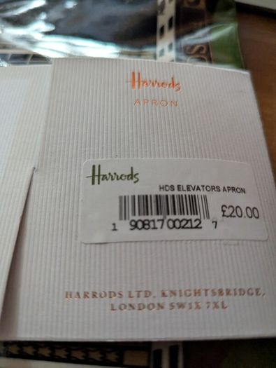 Original Harrods Apron