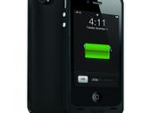 Mophie Juice Pack Plus Case 2000 mAh and Rechargable Battery for iPhone 4/4S - Black