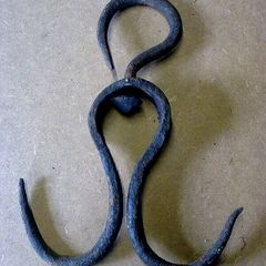 Old Irish blacksmith made hanging hook