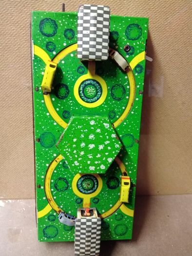 Vintage Russian wind up  Tin Toy  - Town - City