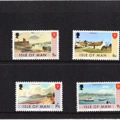 1973 Isle of Man Independent Postal Administration First Definitive Series Medium Values Stamp Presentation Pack