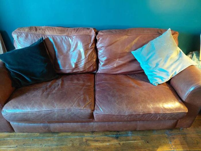 Vintage leather sofa