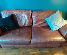 Vintage leather sofa