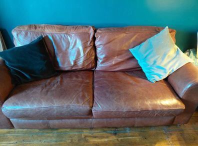 Vintage leather sofa