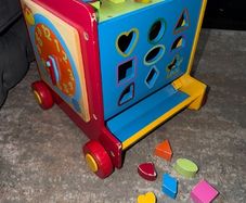 Wooden Walker Cube