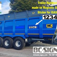 Machinery Decals made...