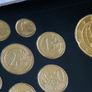 Greece euro coins set 24k Gold plated & Rhodium gilt Acropolis of Athens medal limited edition Image 4