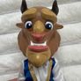 Beast about 6.5" Figure from Beauty and the Beast Disney Used Painted hands Please look at the pictures Image 2