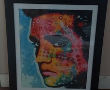 Framed Diamond Art of Elvis