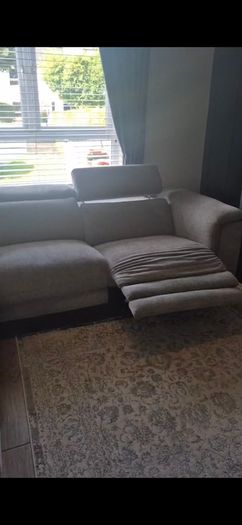L shaped sofa recliner
