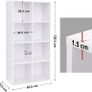 New 8 Cube Bookcase Storage Display Shelf Freestanding Cabinet Unit - FREE P&P Image 4