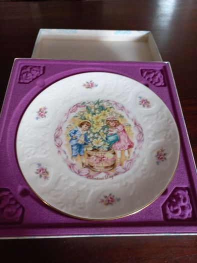Valentines Present Vintage Royal Doulton St. Valentine Plates