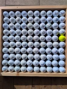 100 Branded golf balls