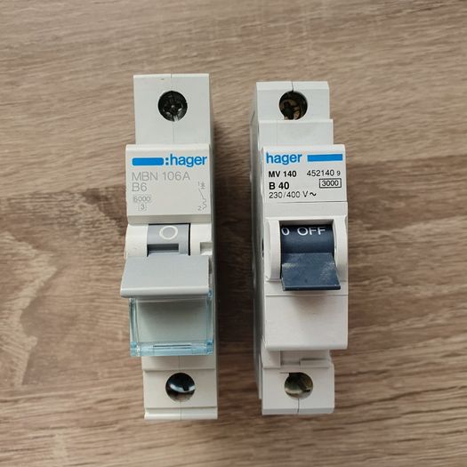 Used circuit breakers MCB RCBO RCD various amps Siemens,ABB,GE,Legrand,Hager,Schneider, Garo
