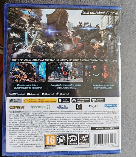 Exoprimal ps5 sealed