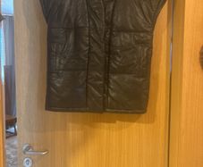 unisex leather sleeveless coat
