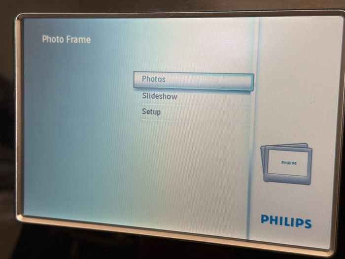 Philips 9FF2 9" Digital Photo Display - Modular Architectural Frame with Local Storage