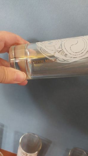 Fabulous Set of Six Vintage Irish Mist Celtic Design Etched/Frosted Highball Glasses, Made in Italy, Mint Condition