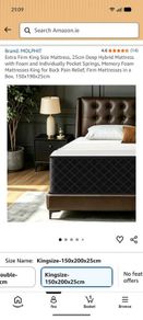 Extra firm Molphit mattress, King size