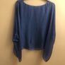 Blue blouse (approx size 20) Image 4