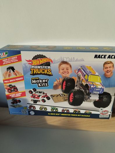 Hot Wheels Monster Trucks  Motor Maker Kitz 4x4 Monster Truck Kit
