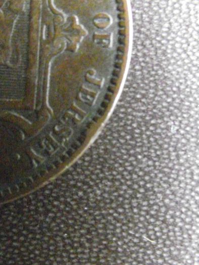 1871 States of Jersey Victoria. 1/13 Shilling