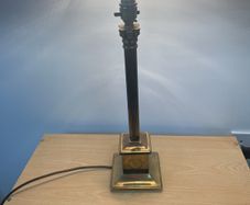 vintage brass lamp