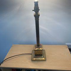 vintage brass lamp