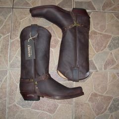 Original Spanish Cowboy biker western boots by Sendra 10 uk 45 eu