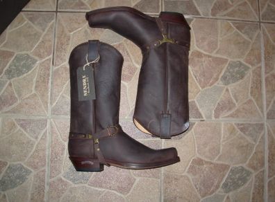 Original Spanish Cowboy biker western boots by Sendra 10 uk 45 eu