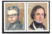 2006 Ireland Celtic Scholars Johann Zeuss (Founder of Celtic Philology) Mairtin O Cadhan (Gaelic Novelist) Commemorative Stamps Mint Never Hinged (MNH)