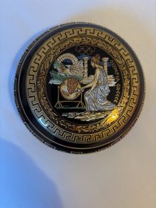 Trinket Box - Olympia Greek 24K Gold Handmade