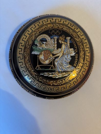 Trinket Box - Olympia Greek 24K Gold Handmade