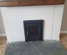 Fireplace mantle beam