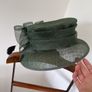 Emerald green occasion hat Image 5