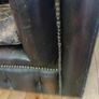 antique chesterfield in rare cigar brown Image 4